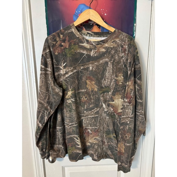 Realtree Other - RealTree Camo Long Sleeve T-Shirt Mens XL All Over Print Hunting Fishing Tee vtg